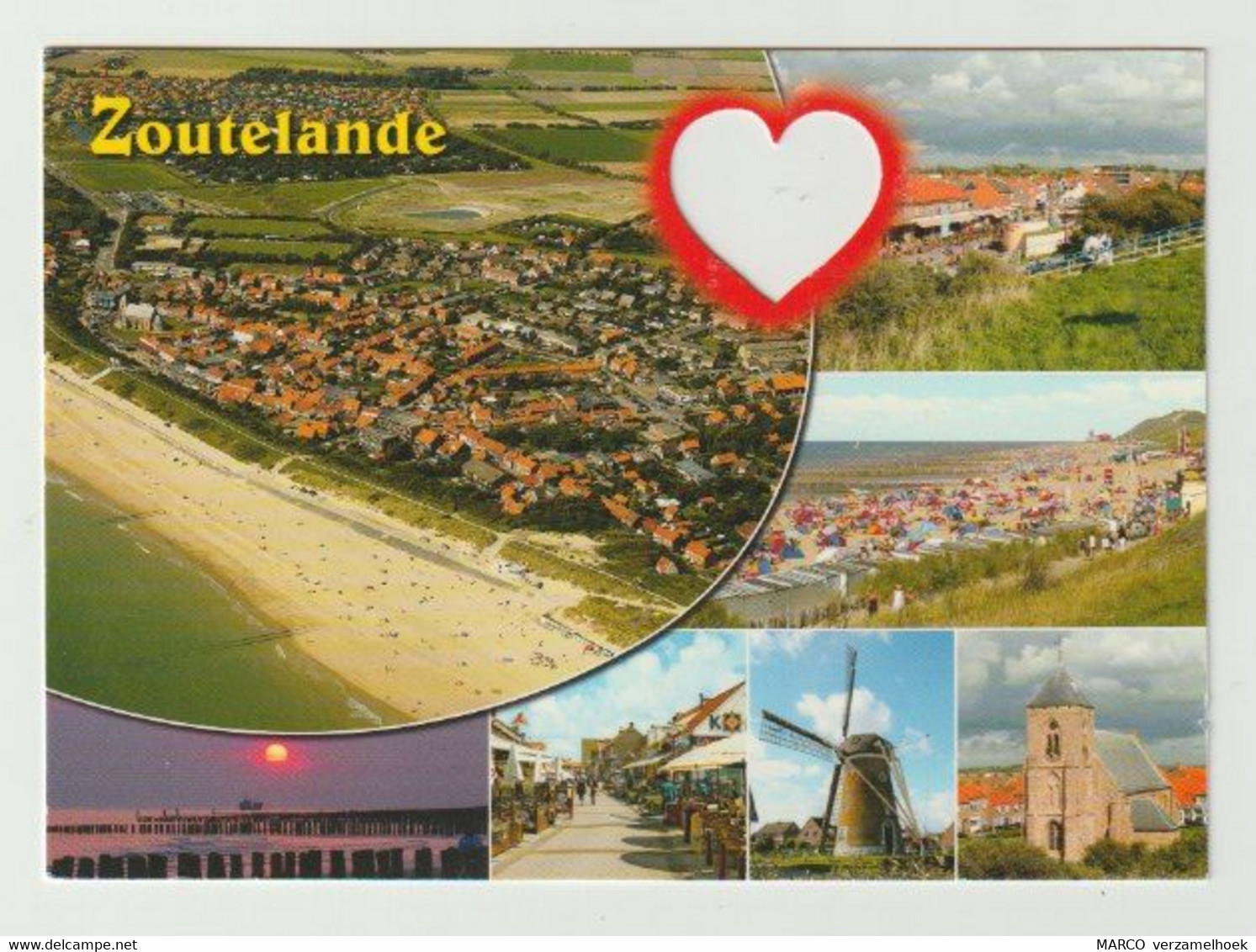 Ansichtkaart-postcard Zoutelande (NL) Molen - Zoutelande