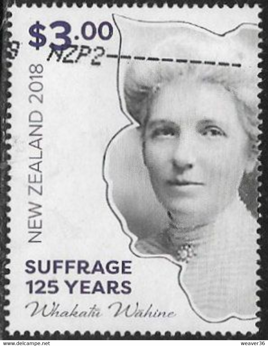 New Zealand 2018 Women's Suffrage $3 Good/fine Used [38/31298A/NDE] - Oblitérés