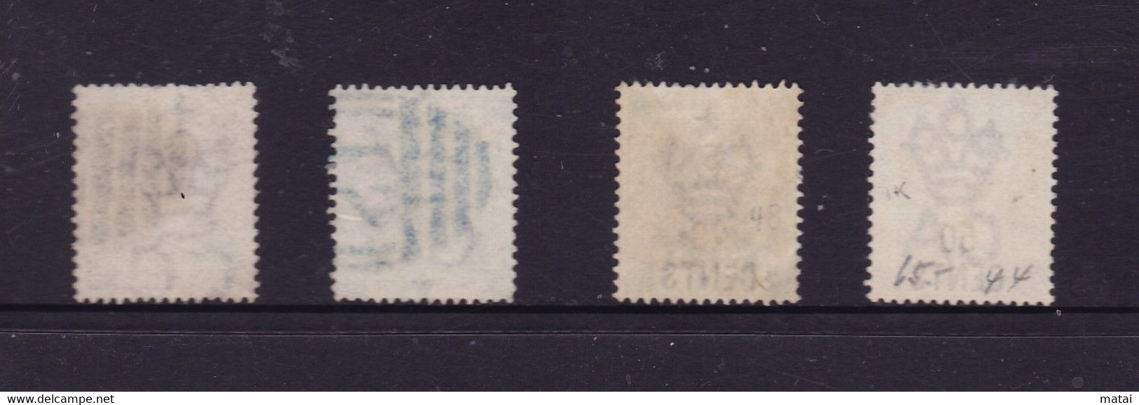HONG KONG 2 C. + 12 C. ，  20 CENTS On 30 C, 50 CENTS On 48 C., Both Cancelled, Vf, Ovpr. With Chinese Caracters Also - 1941-45 Japanisch Besetzung