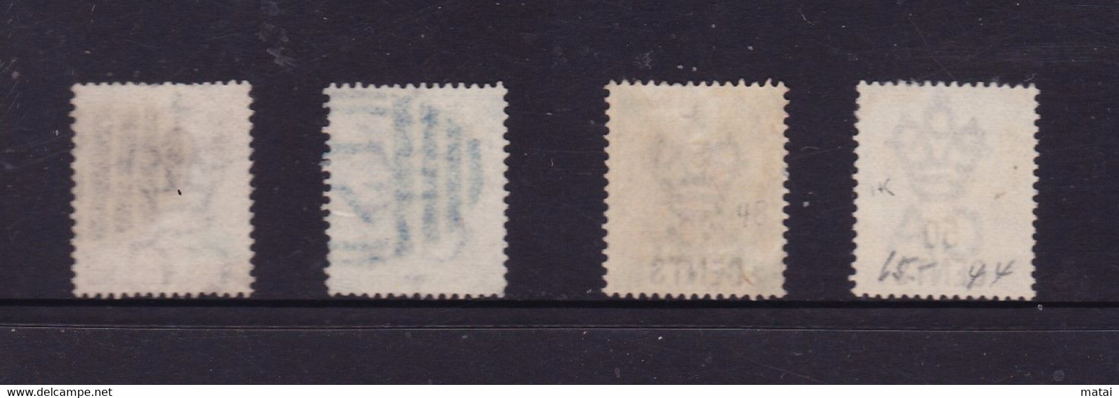 HONG KONG 2 C. + 12 C. ，  20 CENTS On 30 C, 50 CENTS On 48 C., Both Cancelled, Vf, Ovpr. With Chinese Caracters Also - 1941-45 Japanse Bezetting