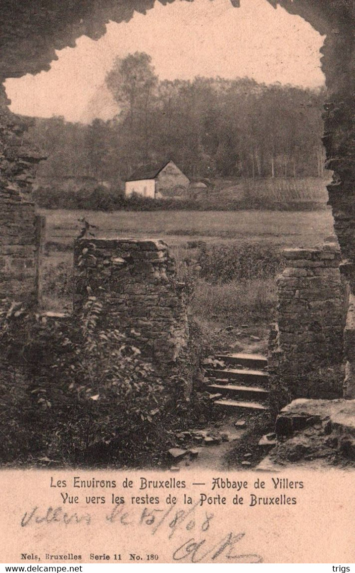 Abbaye De Villers - Vue Vers Les Restes De La Porte De Bruxelles - Villers-la-Ville