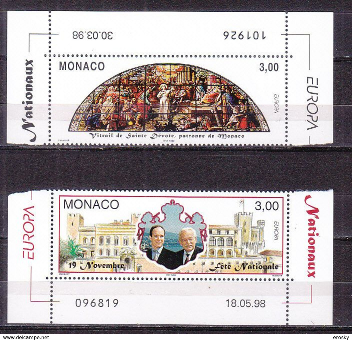 Q6254 - MONACO Yv N°2152/53 ** Europa - Neufs