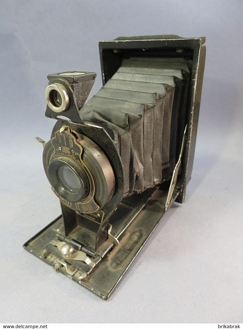 * APPAREIL PHOTO KODAK BALLBEARING SHUTTER AUTOGRAPHIC BROWNIE + Photo Photographie