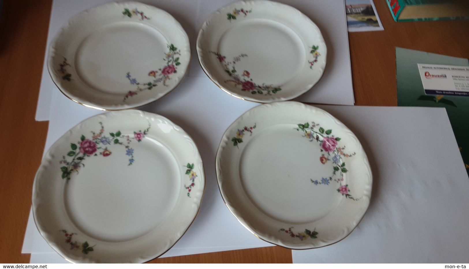 4 Plate Porcelain Poland - Autres & Non Classés