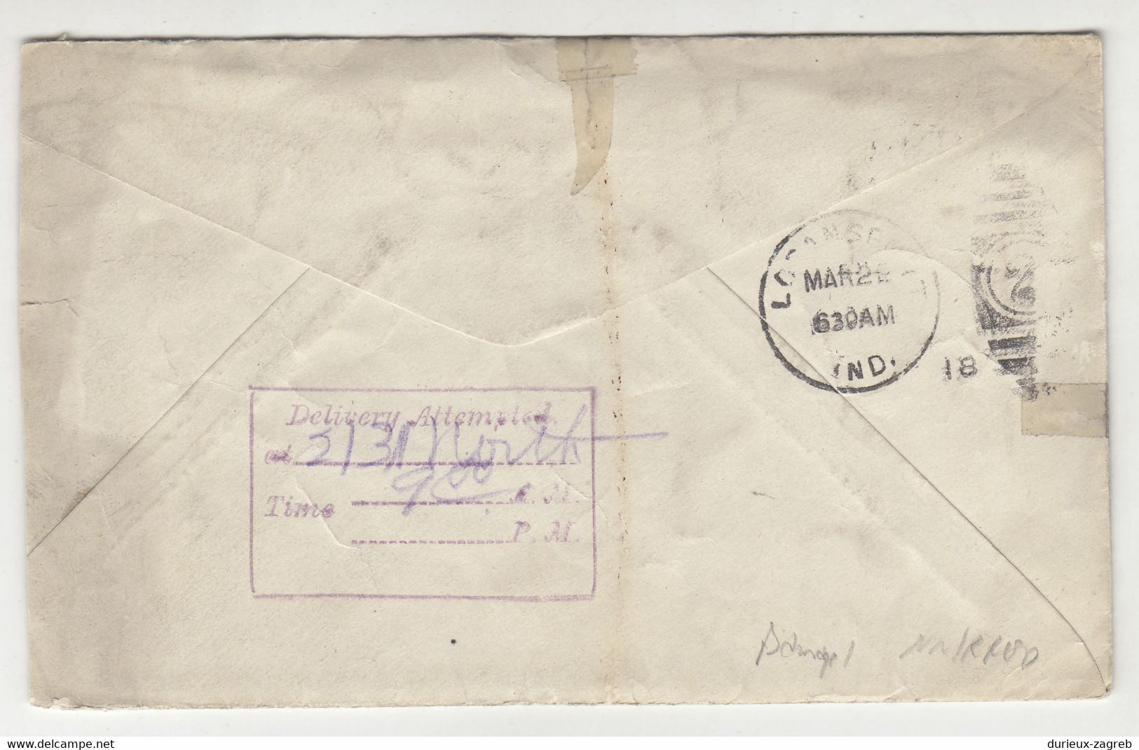 US Postal Stationery Letter Cover Posted 1918 Uprated B220920 - 1901-20