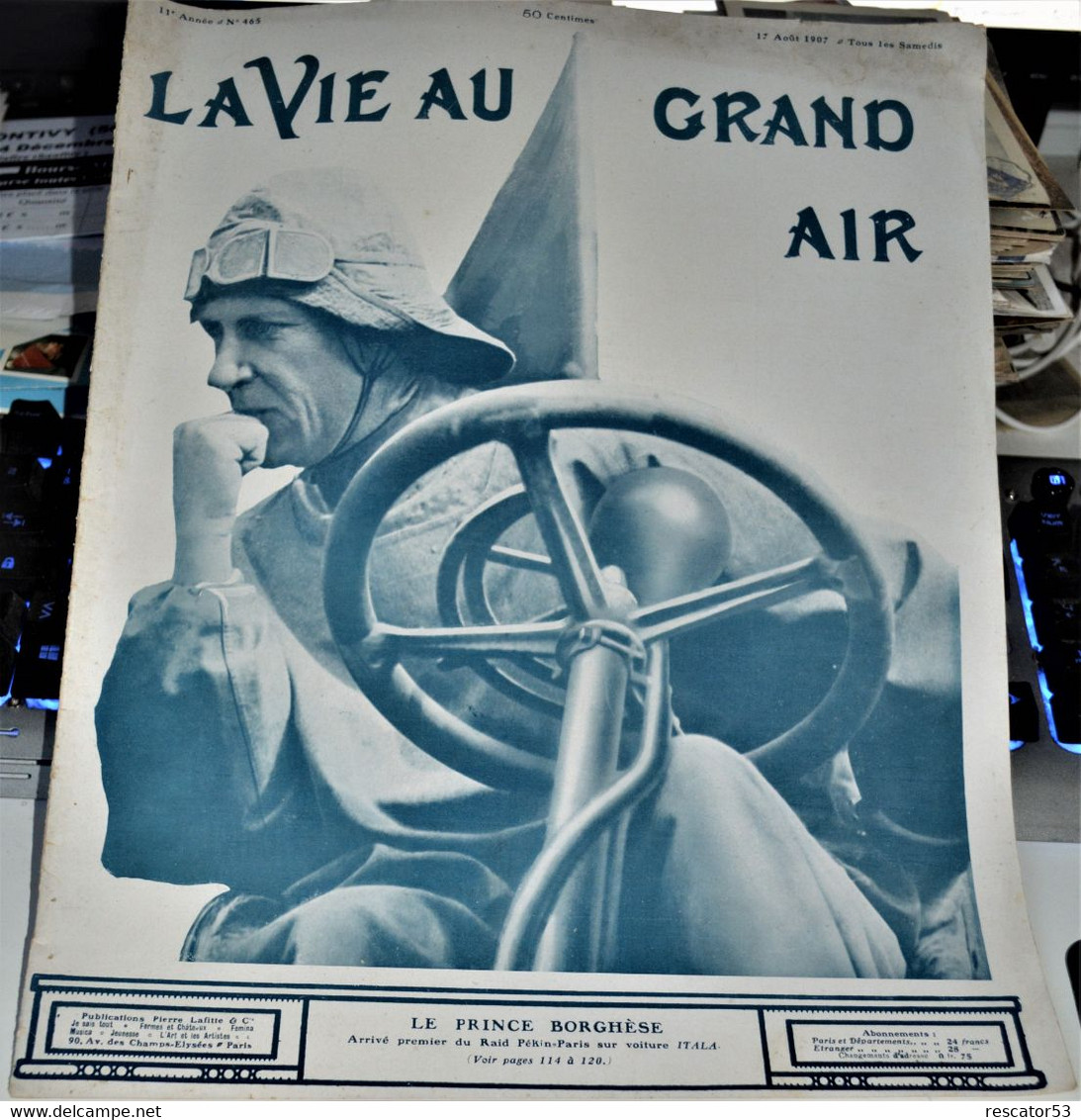 Revue La Vie Au Grand Air 19 Octobre 1907 - Other & Unclassified