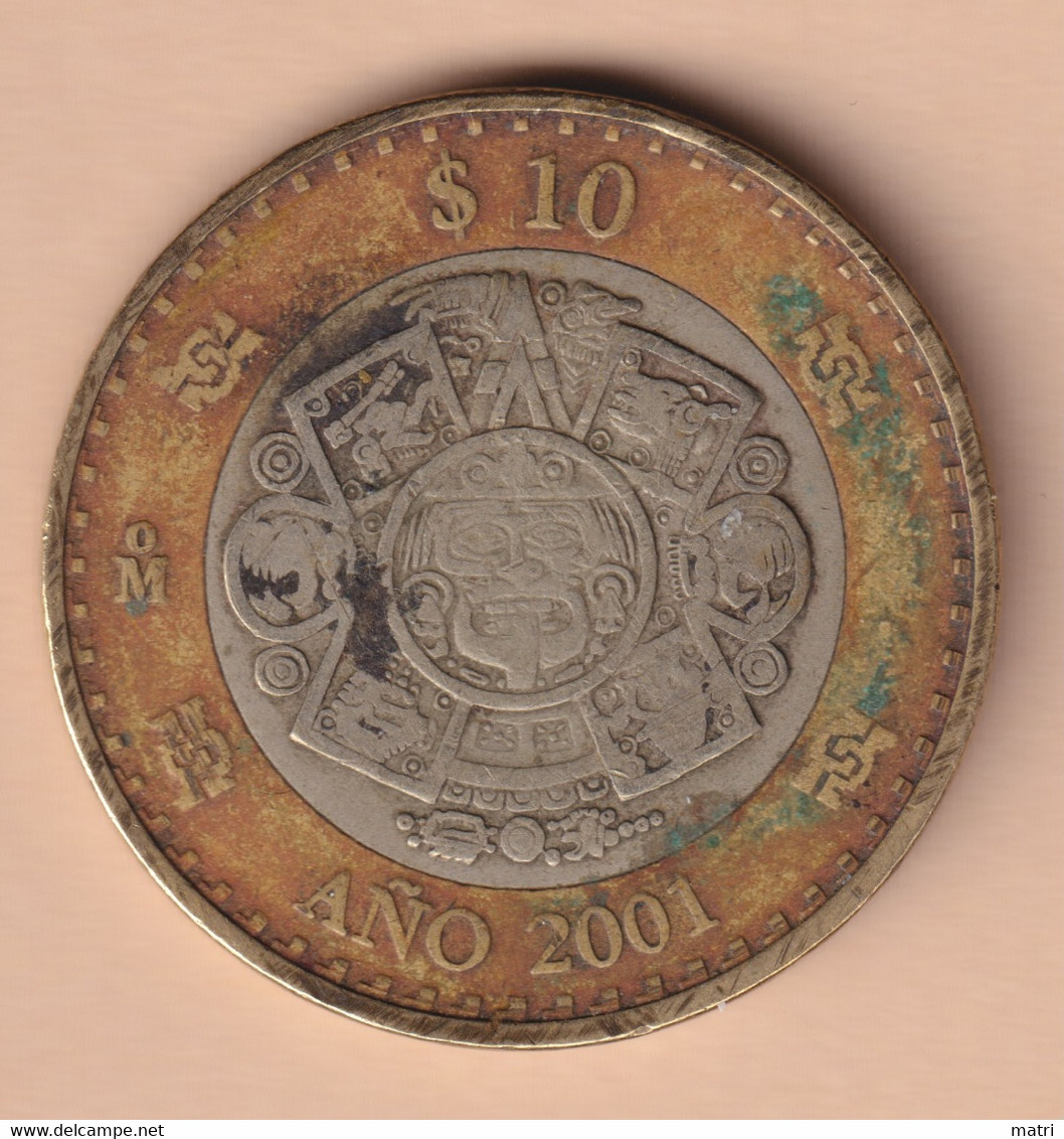 Mexico 10 Pesos 2001 Km#636 - Mexique