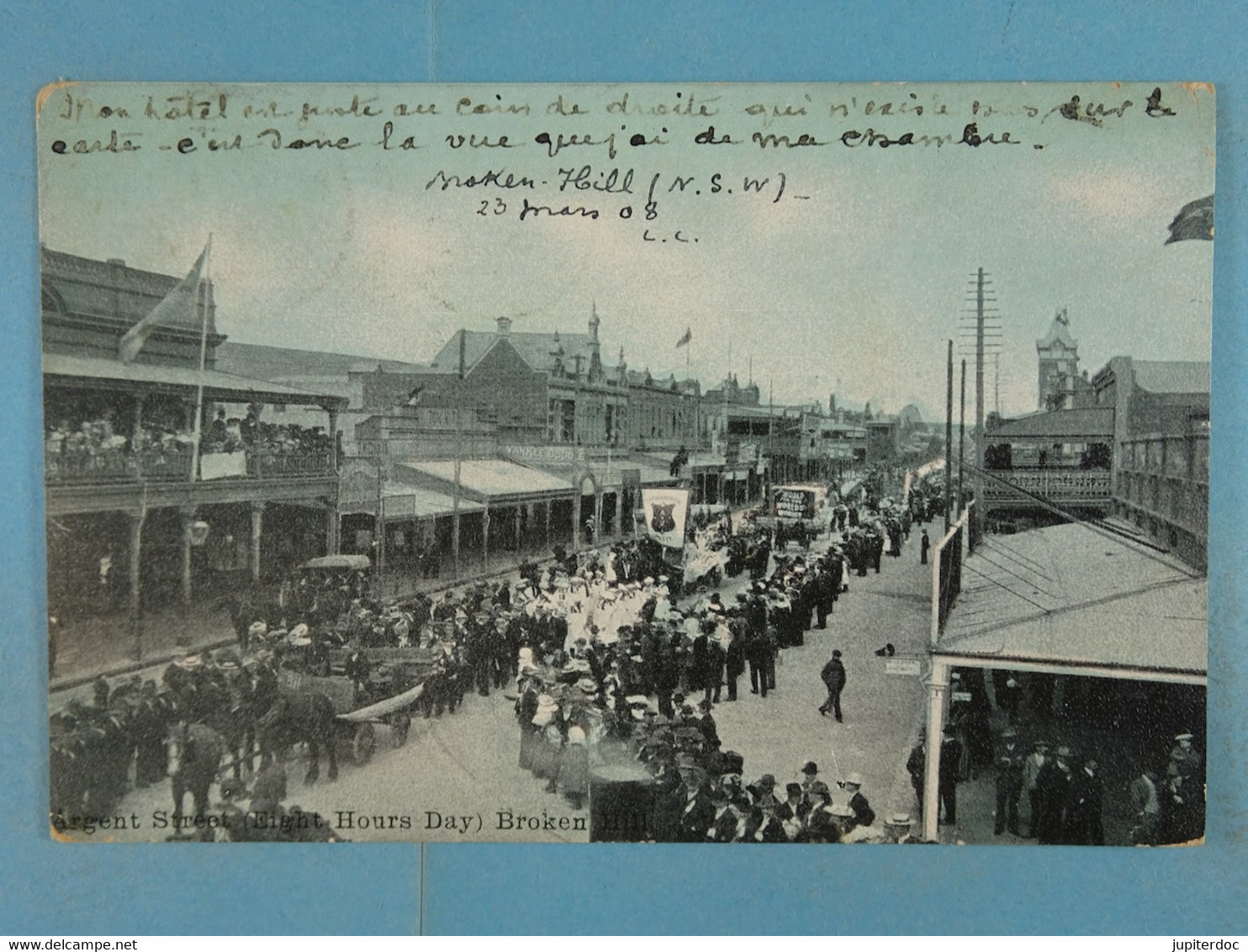 Argent Street  (Eight Hours Day) Broken Hill - Broken Hill