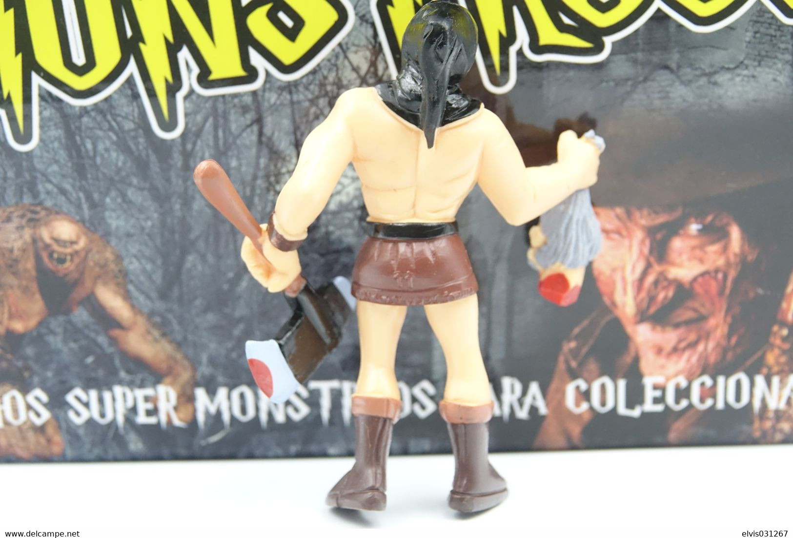 Vintage ACTION FIGURE : COLLECTION MONSTERS SUPER MONSTRUOS Executioner - 1990's - Original Yolanda Toys - Action Man