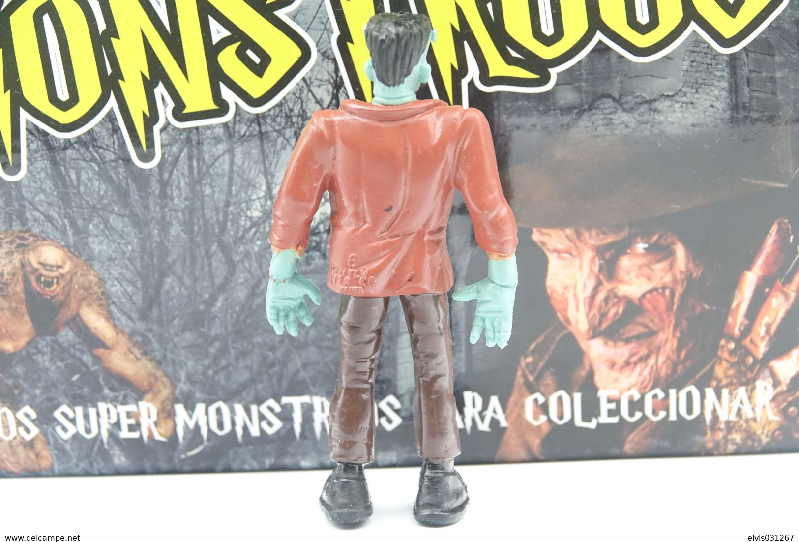 Vintage ACTION FIGURE : COLLECTION MONSTERS SUPER MONSTRUOS Frankenstein - 1990's - Original Yolanda Toys - Action Man