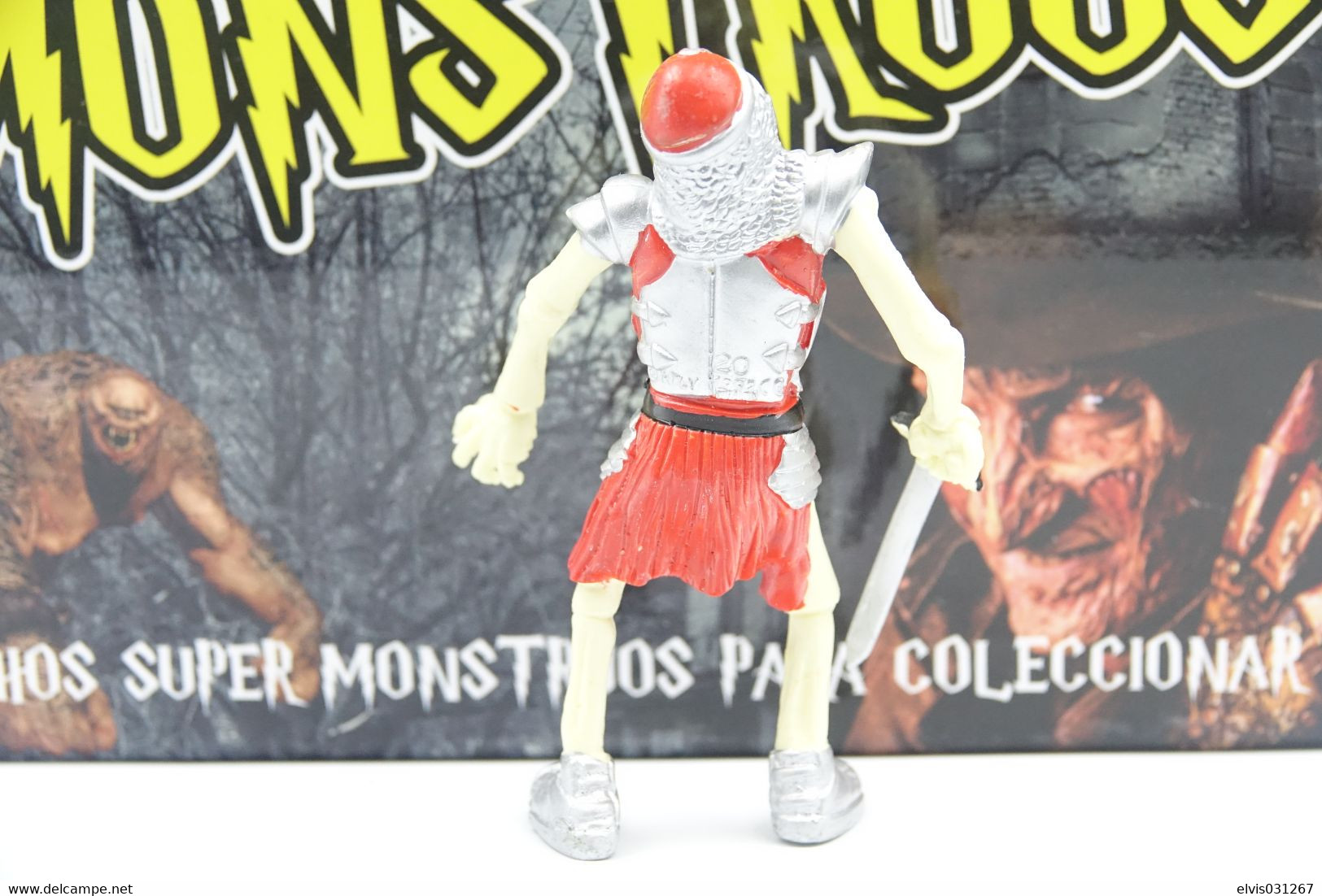 Vintage ACTION FIGURE : COLLECTION MONSTERS SUPER MONSTRUOS Wandering Knight - 1990's - Original Yolanda Toys - Action Man