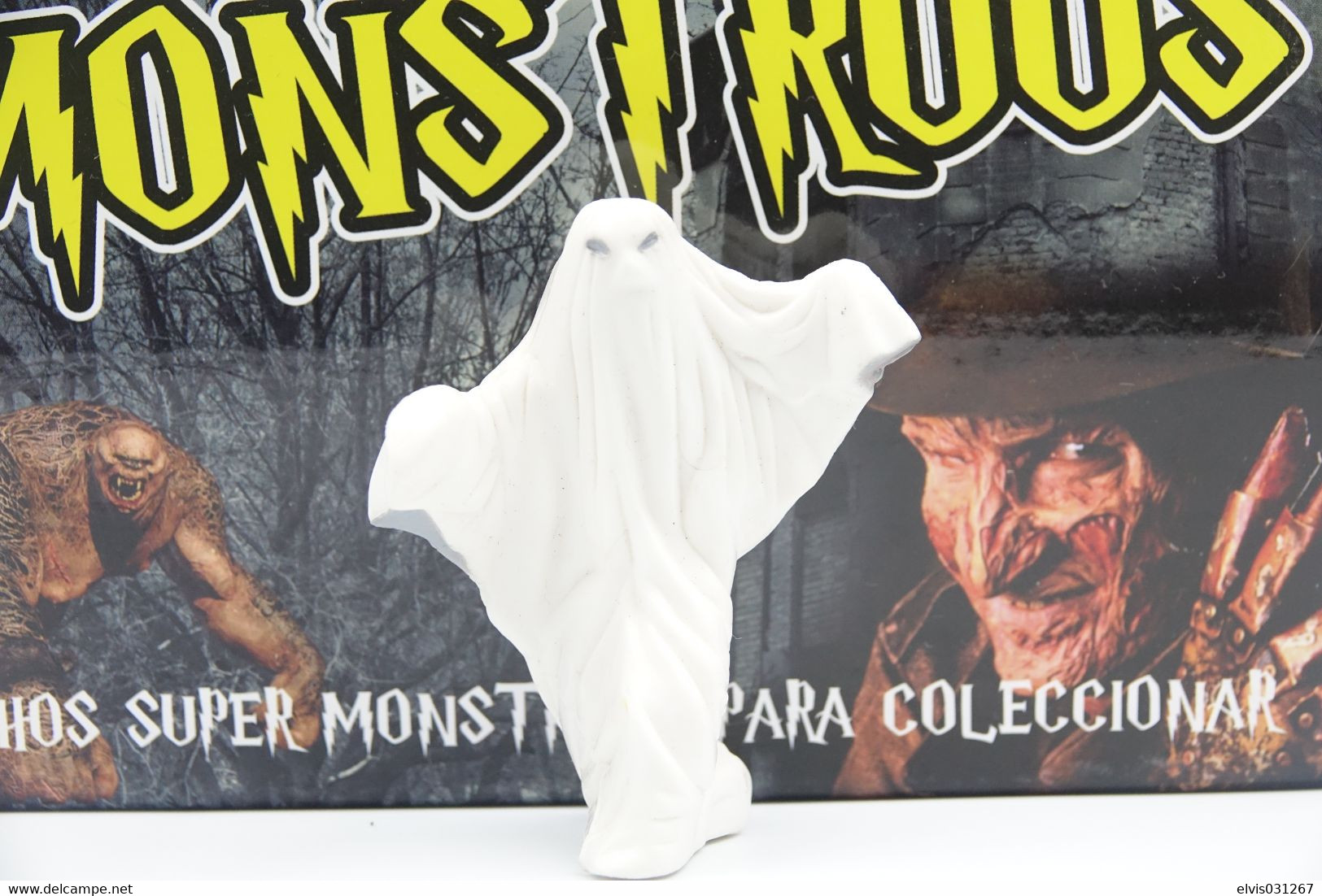 Vintage ACTION FIGURE : COLLECTION MONSTERS SUPER MONSTRUOS Sheet Ghost - 1990's - Original Yolanda Toys - Action Man