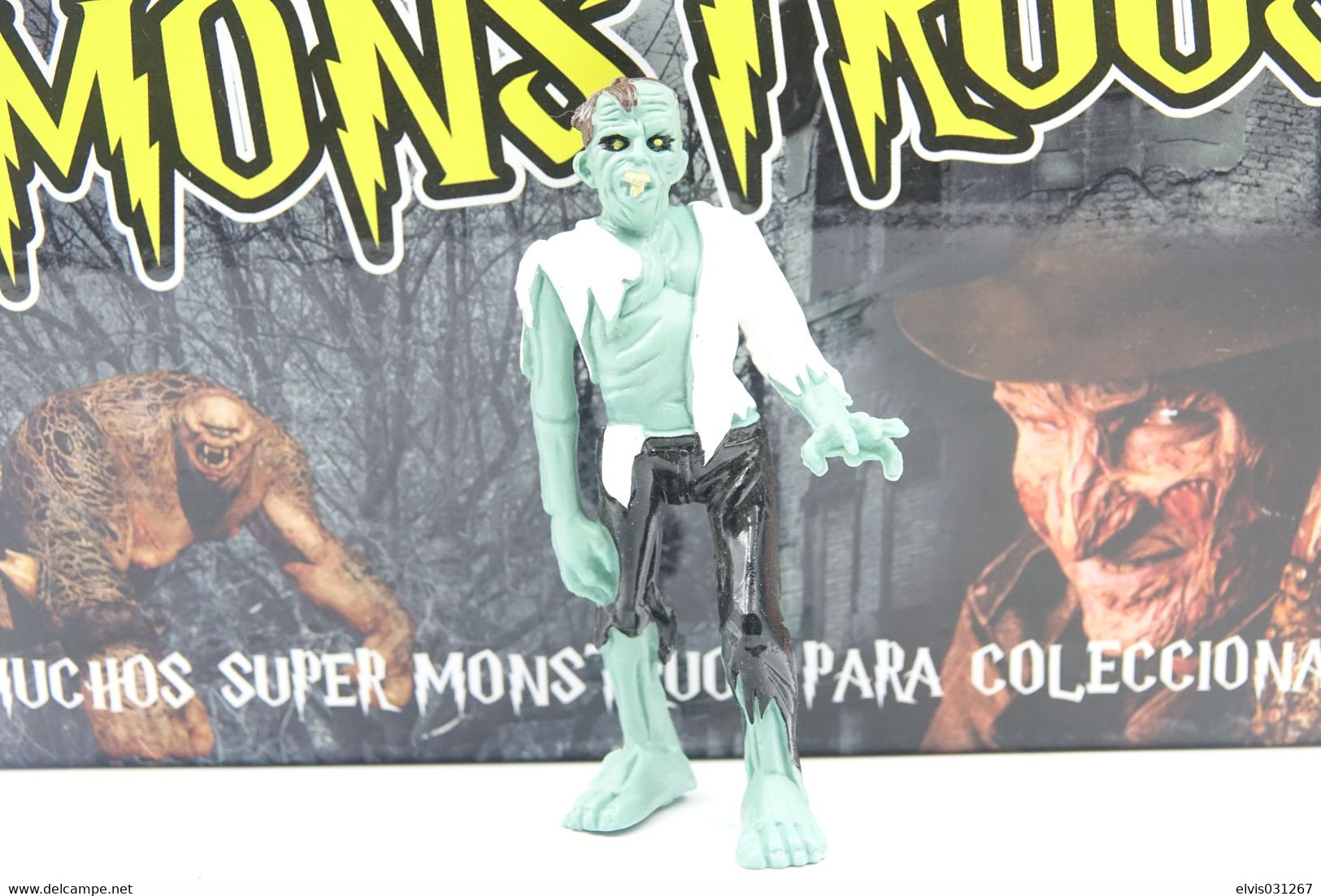 Vintage ACTION FIGURE : COLLECTION MONSTERS SUPER MONSTRUOS Zombie - 1990's - Original Yolanda Toys - Action Man