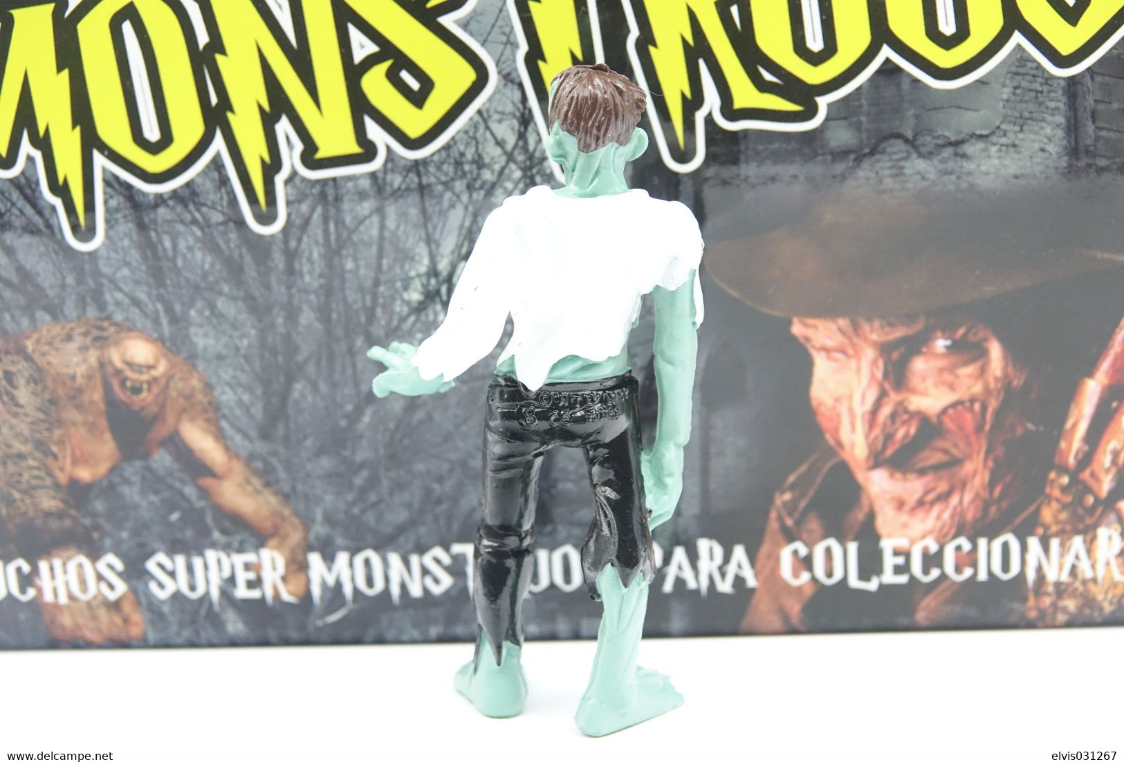 Vintage ACTION FIGURE : COLLECTION MONSTERS SUPER MONSTRUOS Zombie - 1990's - Original Yolanda Toys - Action Man