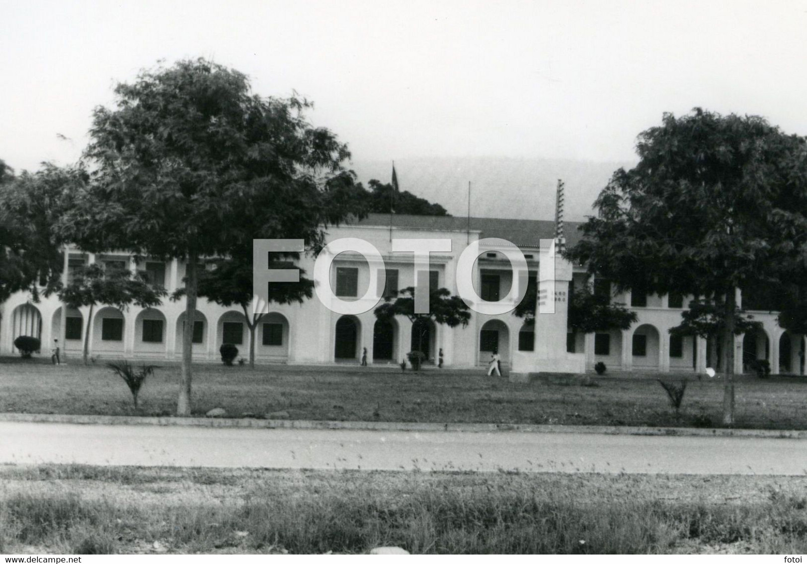 REAL PHOTO FOTO POSTCARD PALACE DILI TIMOR LESTE ASIA POSTAL CARTE POSTALE - East Timor