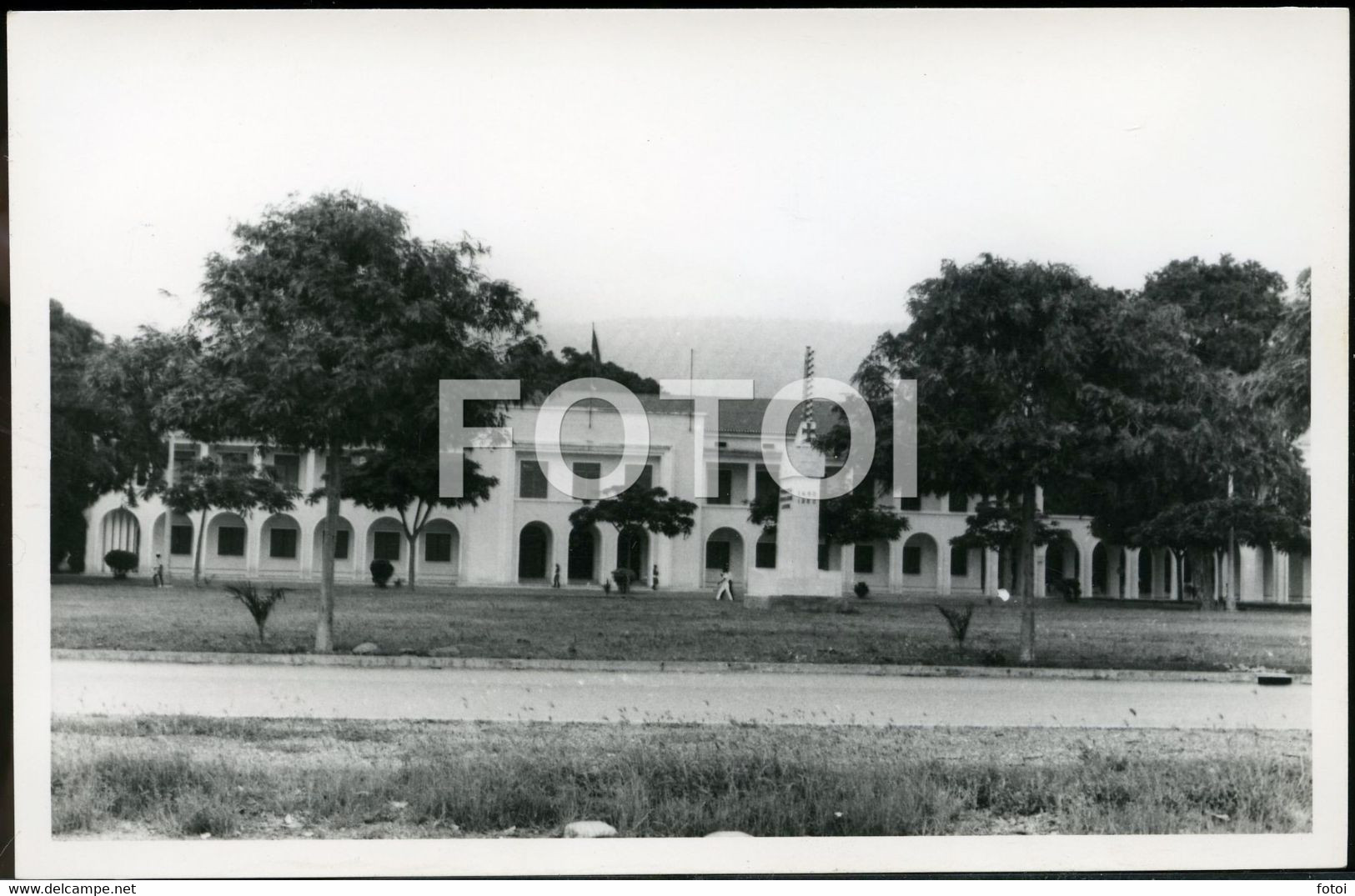 REAL PHOTO FOTO POSTCARD PALACE DILI TIMOR LESTE ASIA POSTAL CARTE POSTALE - Timor Oriental