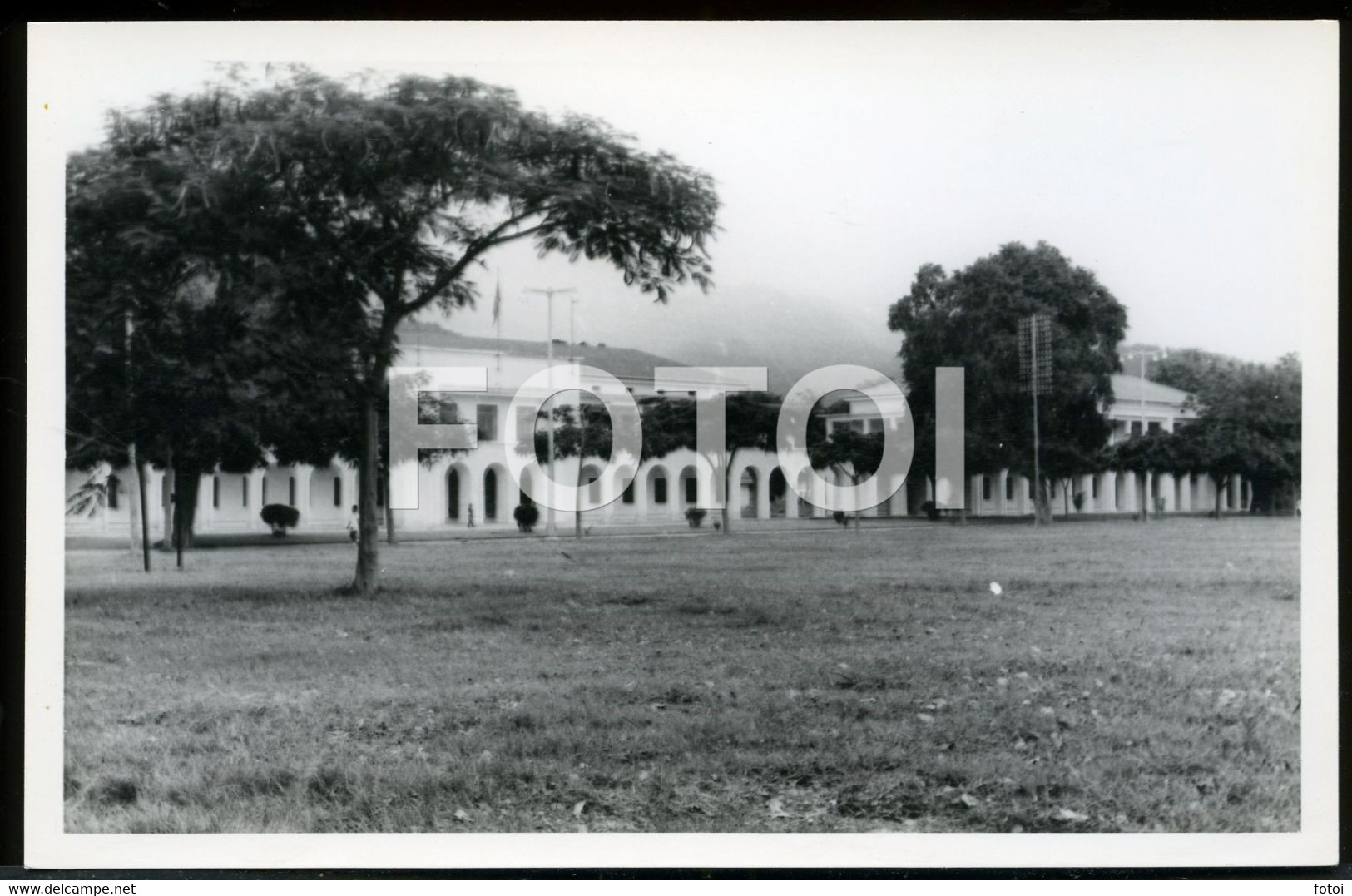 REAL PHOTO FOTO POSTCARD PALACE DILI TIMOR LESTE ASIA POSTAL CARTE POSTALE - Timor Oriental