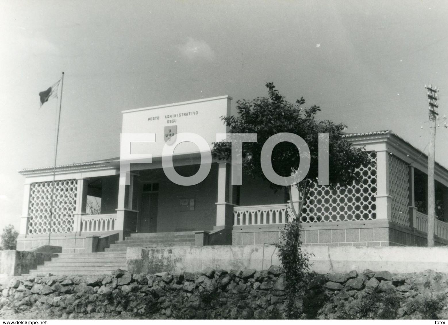 REAL PHOTO FOTO POSTCARD POSTO ADMINISTRATIVO OSSU TIMOR LESTE ASIA POSTAL CARTE POSTALE - Oost-Timor