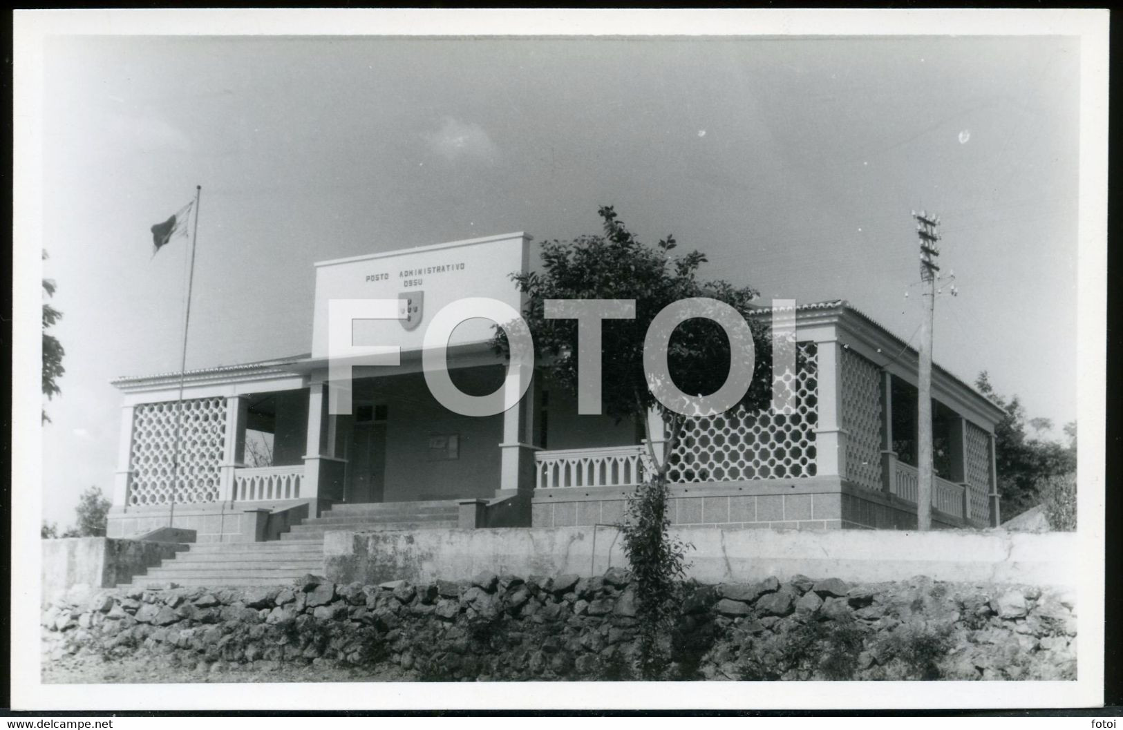 REAL PHOTO FOTO POSTCARD POSTO ADMINISTRATIVO OSSU TIMOR LESTE ASIA POSTAL CARTE POSTALE - Oost-Timor