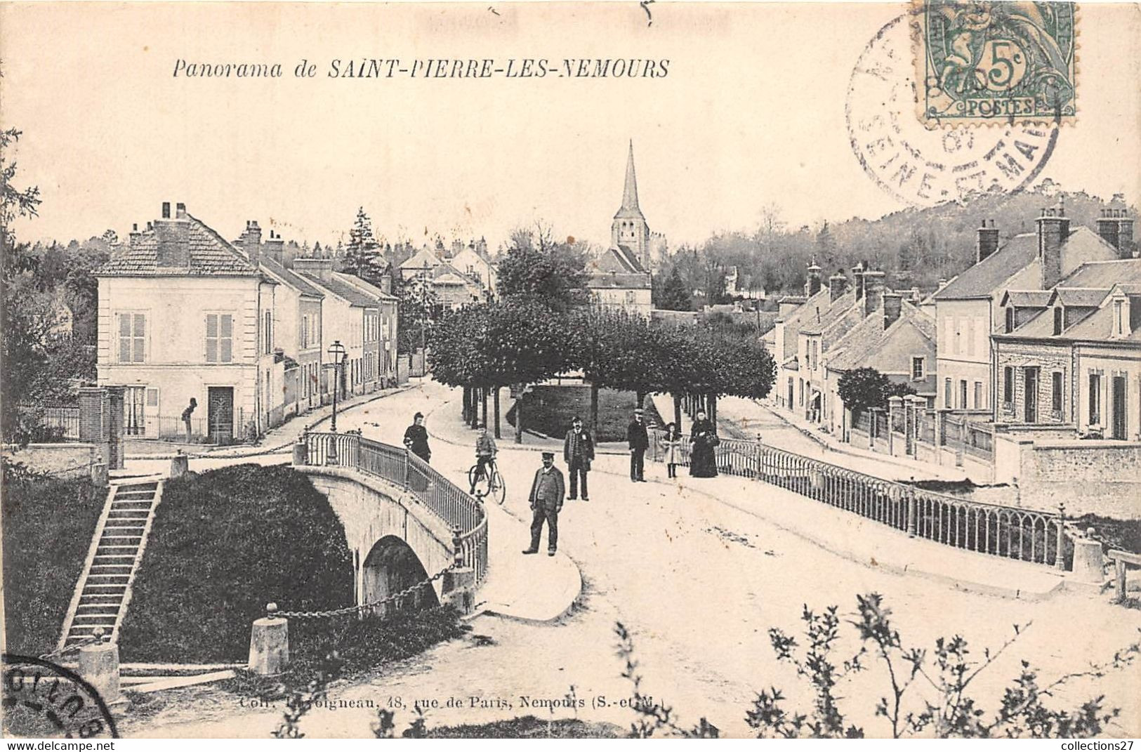 77-SAINT-PIERRE-LES-NEMOURS- PANORAMA - Saint Pierre Les Nemours