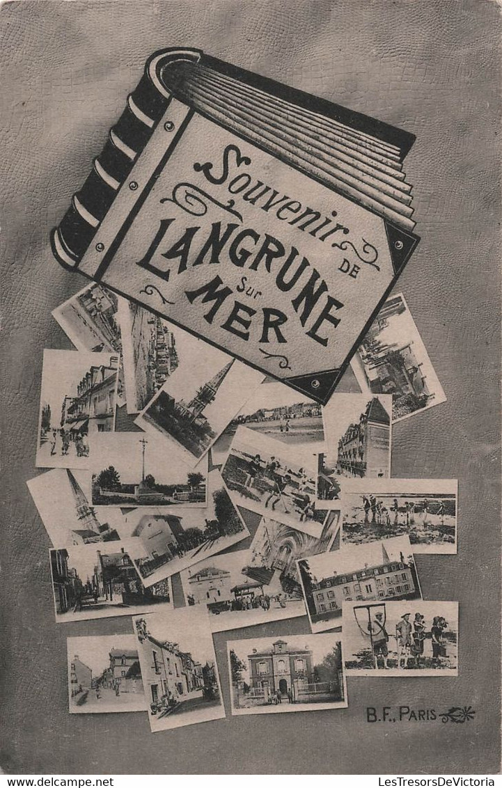 CPA - Souvenir De Langrune Sur Mer - Carte Multivues - B F Paris - 1905 - Saluti Da.../ Gruss Aus...