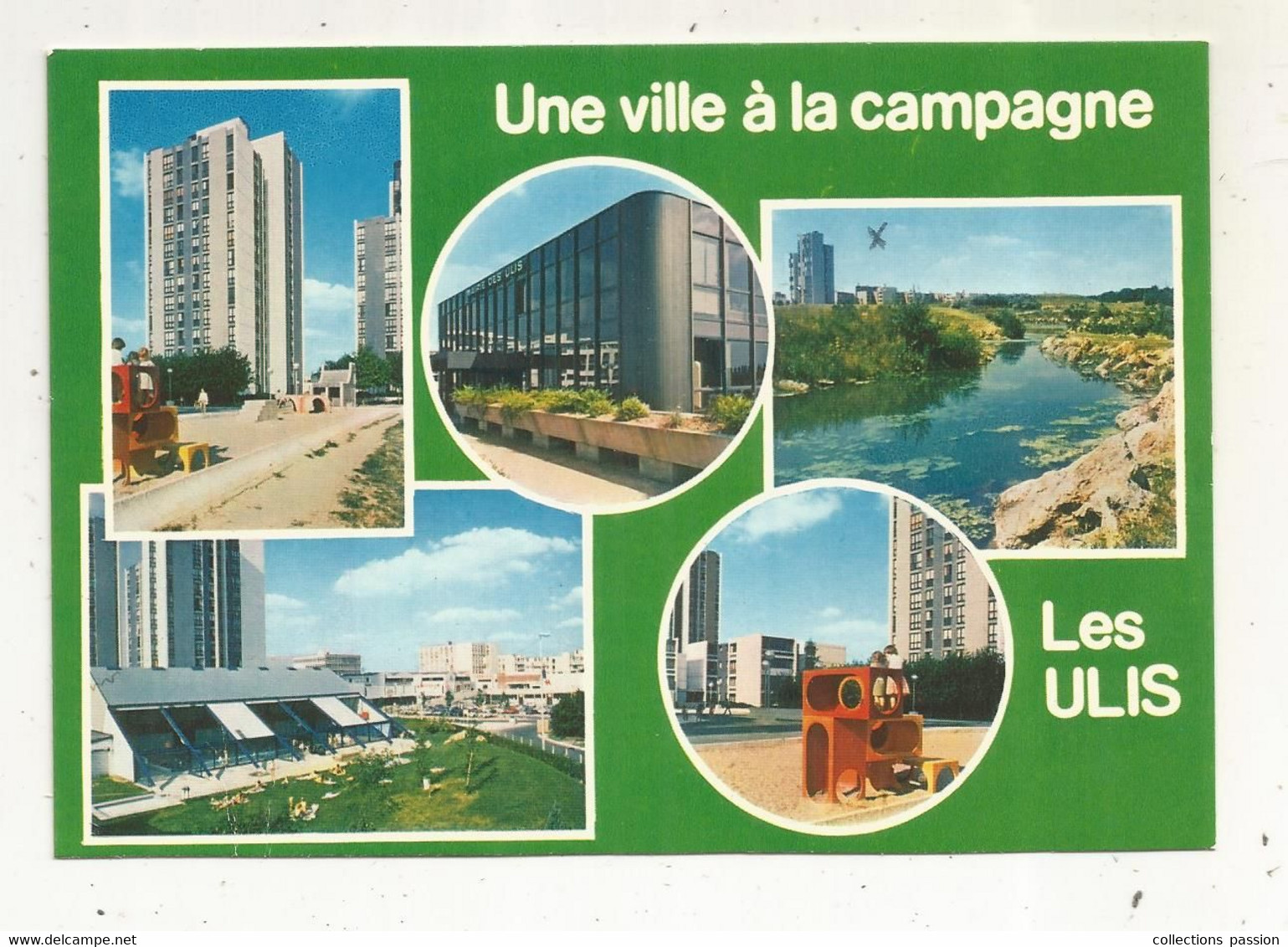 Cp, 91 , LES ULIS , Multivues, Une Ville à La Campagne, écrite 1983 - Les Ulis