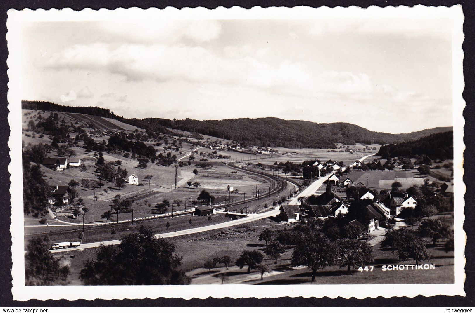 1953 Aus RÄTERSCHEN Gelaufene AK: SCHOTTIKON. - Laufen-Uhwiesen 