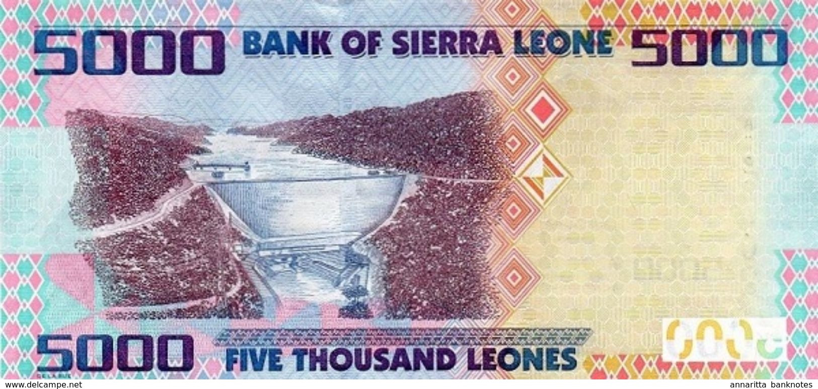 Sierra Leone 5000 Leones 2013, UNC, P-32b, SL B127b - Sierra Leone