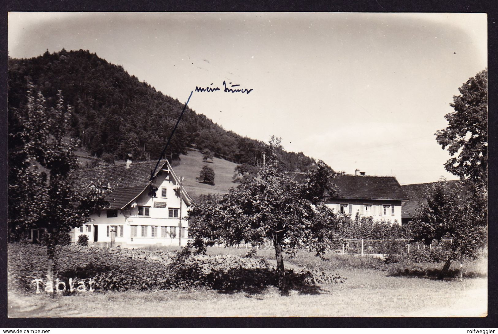 1931 Mit Feldpost Gelaufene Foto AK Aus Tablat Bei Wila. - Wila