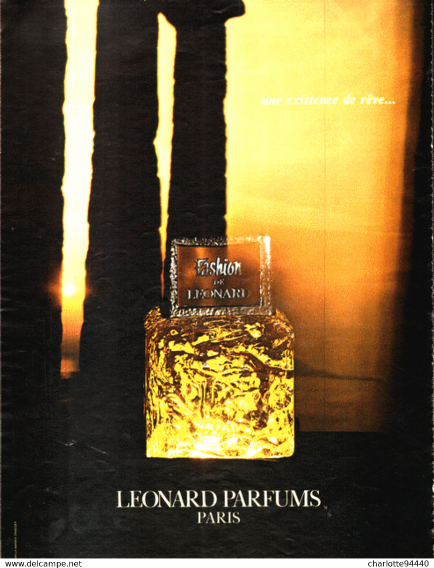 PUB PARFUM  ( FASHION ) De "  LEONARD "  1971 ( 5 ) - Ohne Zuordnung