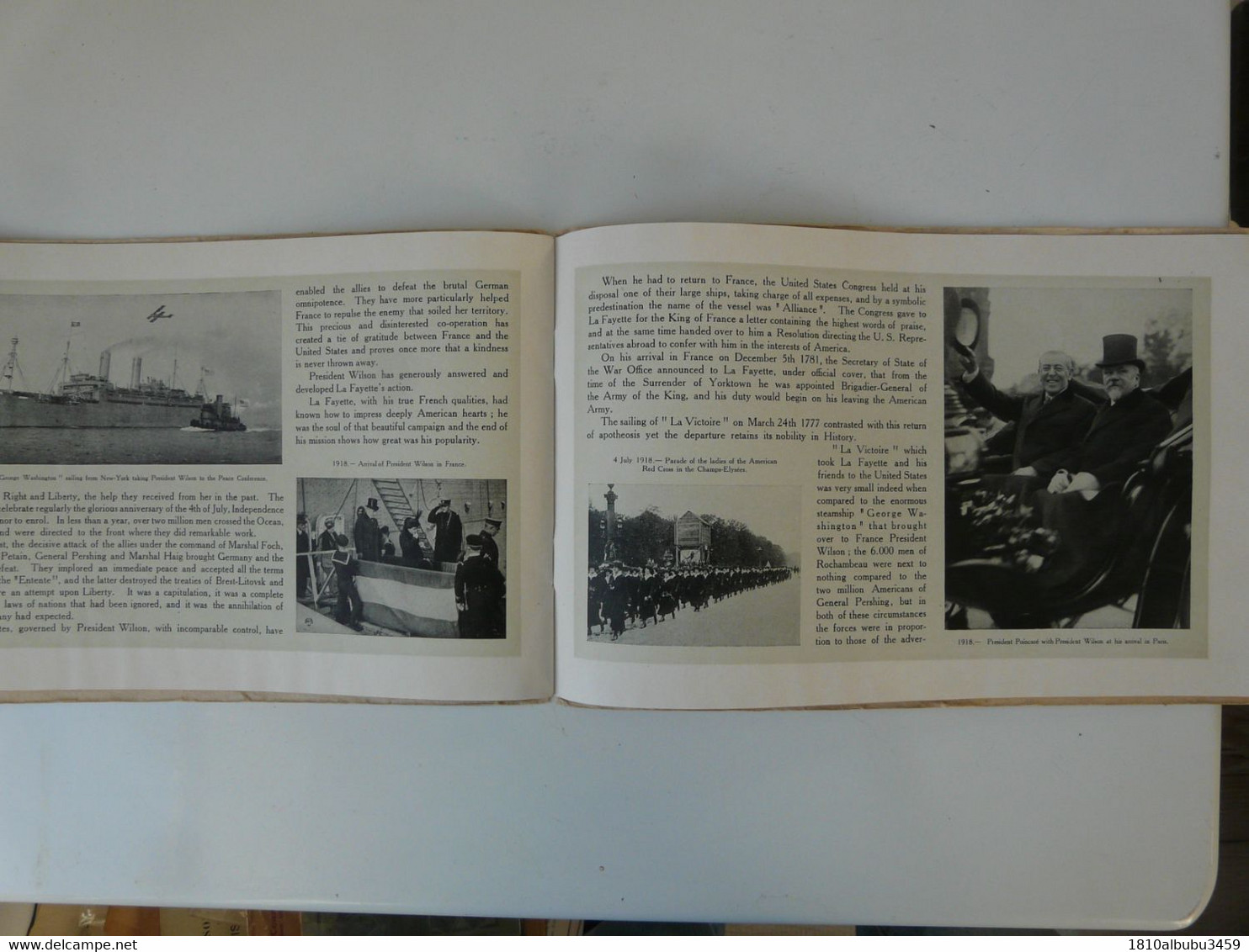 BROCHURE MILITARIA - FROM LA FAYETTE TO PRESIDENT WILSON - Buitenlandse Legers