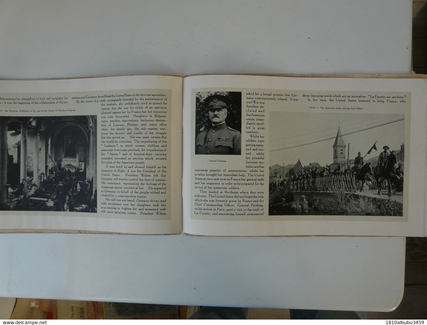 BROCHURE MILITARIA - FROM LA FAYETTE TO PRESIDENT WILSON - Eserciti  Stranieri