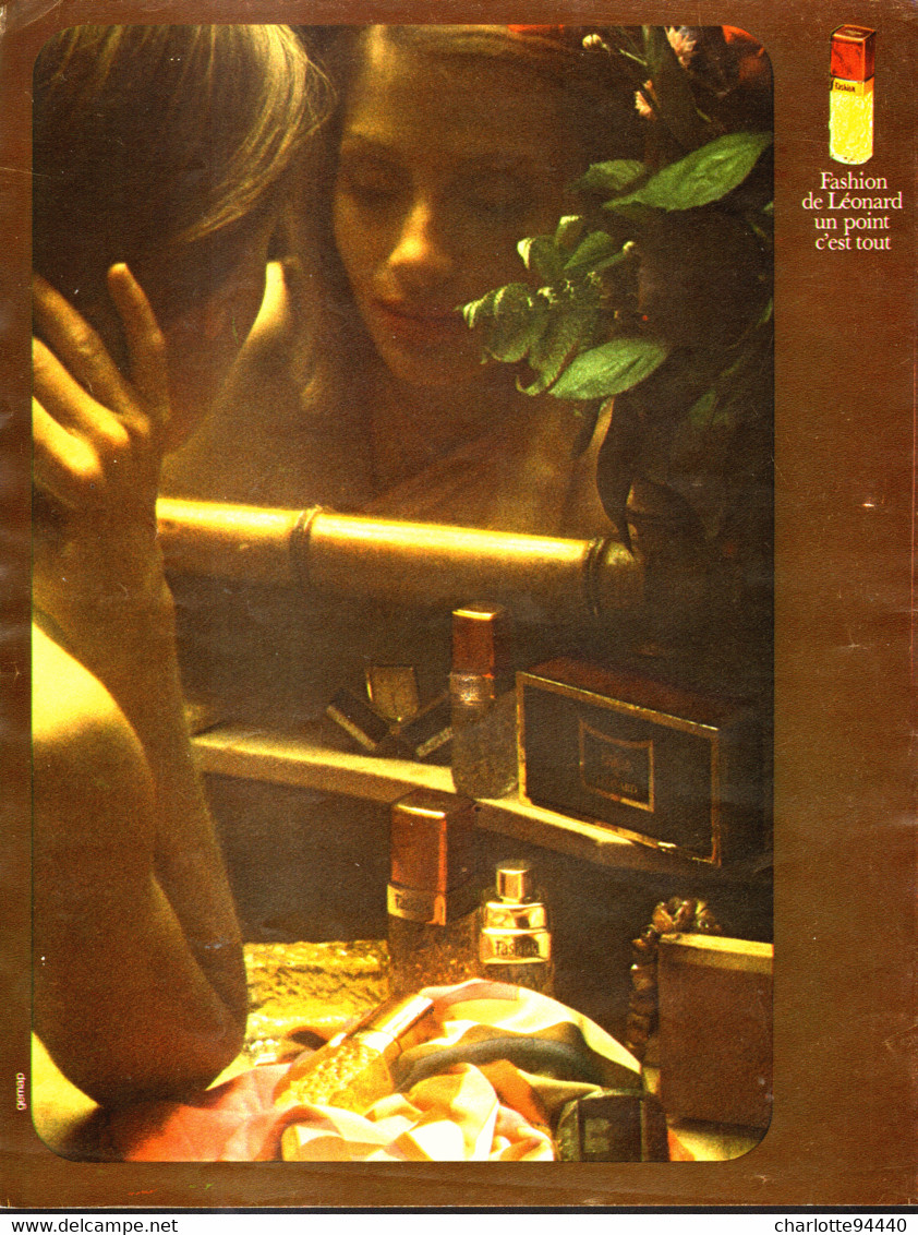 PUB PARFUM  ( FASHION ) De "  LEONARD "  1972 ( 6 ) - Ohne Zuordnung