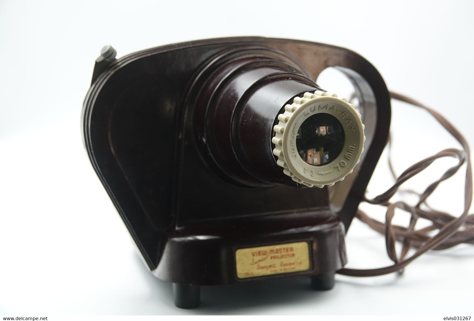 VIEW-MASTER Vintage : SAWYER BAKELITE Junior Projector - Made In Belgium - Original - Reels - Viewmaster - Stereoviewer - Visionneuses Stéréoscopiques