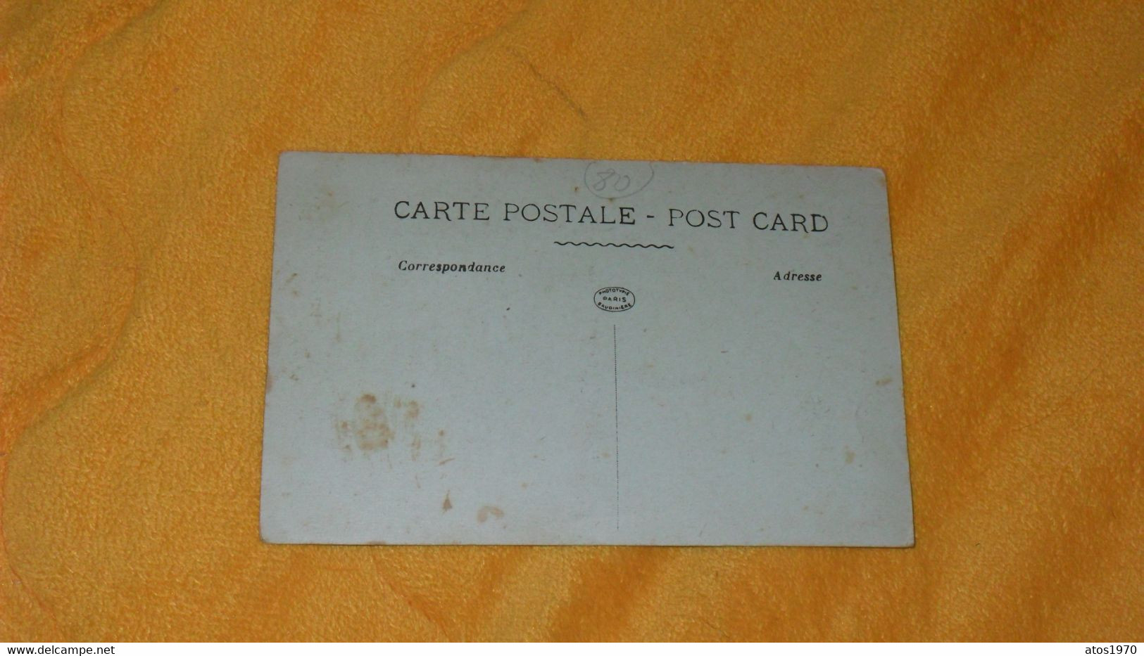 CARTE POSTALE ANCIENNE NON CIRCULEE DATE ?../ BEUVRAIGNES.- LA GARE...APRES.. - Beuvraignes