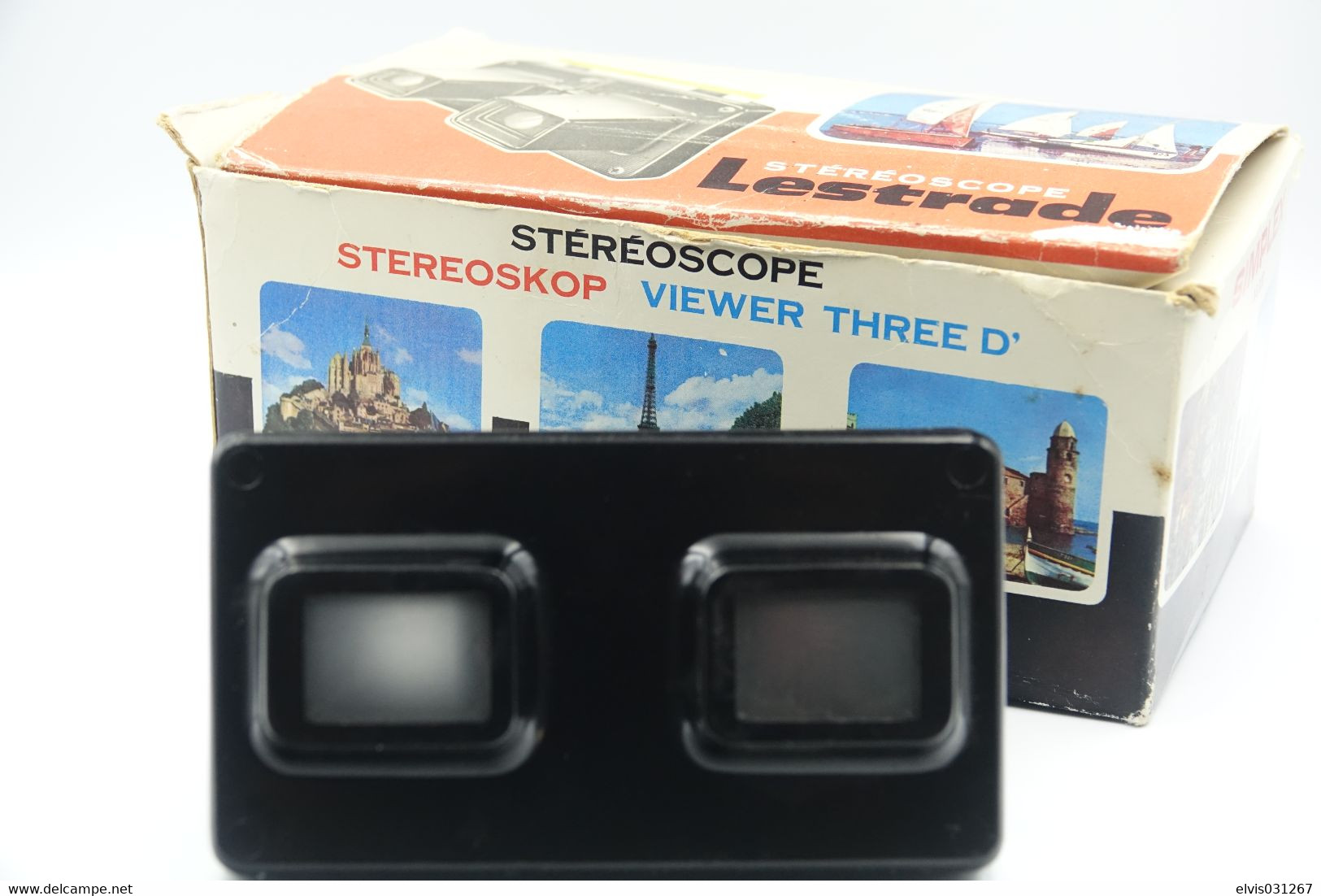 VIEW-MASTER Vintage : LESTRADE SIMPLEX View-master With Original Box And Reels - Original - Viewmaster - Stereoviewer - Visionneuses Stéréoscopiques
