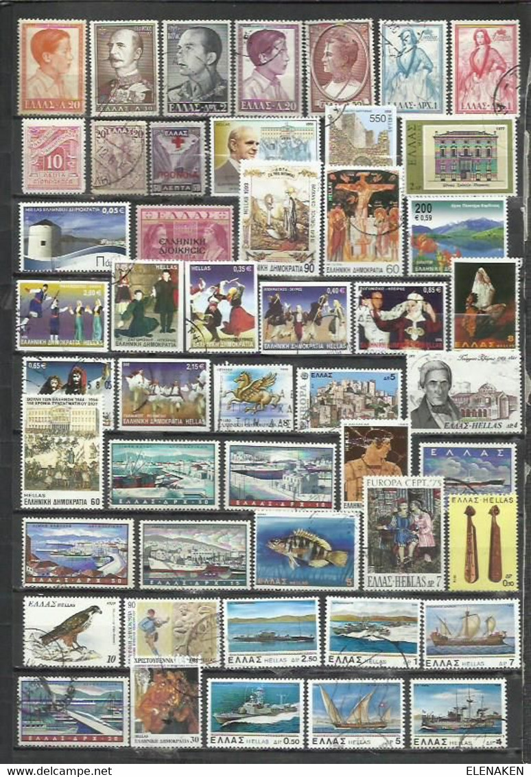 R716-LOTE SELLOS GRECIA SIN TASAR,SIN REPETIDOS,ESCASOS. -GREECE STAMPS LOT WITHOUT PRICING WITHOUT REPEATED. -GRIECHEN - Collections