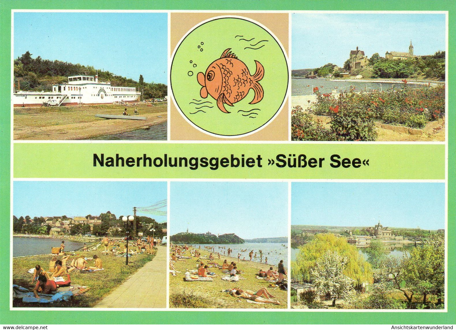 012224  Seeburg - Naherholungsgebiet "Süsser See"  Mehrbildkarte - Eisleben