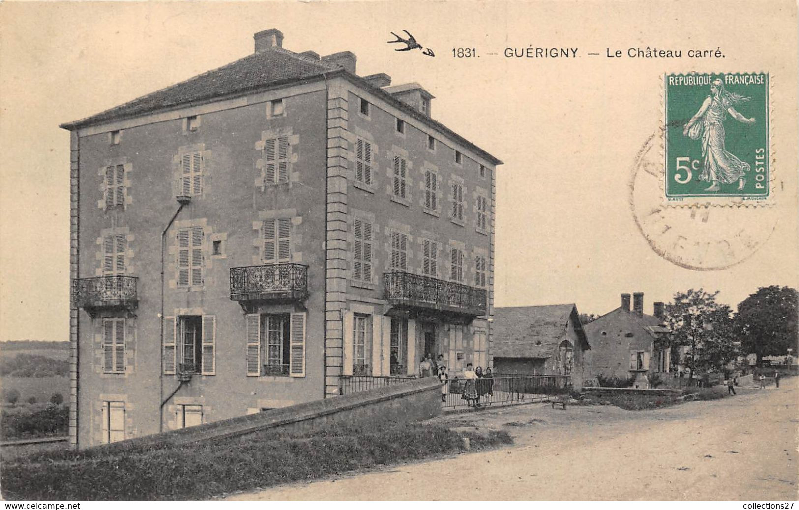 58-GUERIGNY- LE CHATEAU CARRE - Guerigny