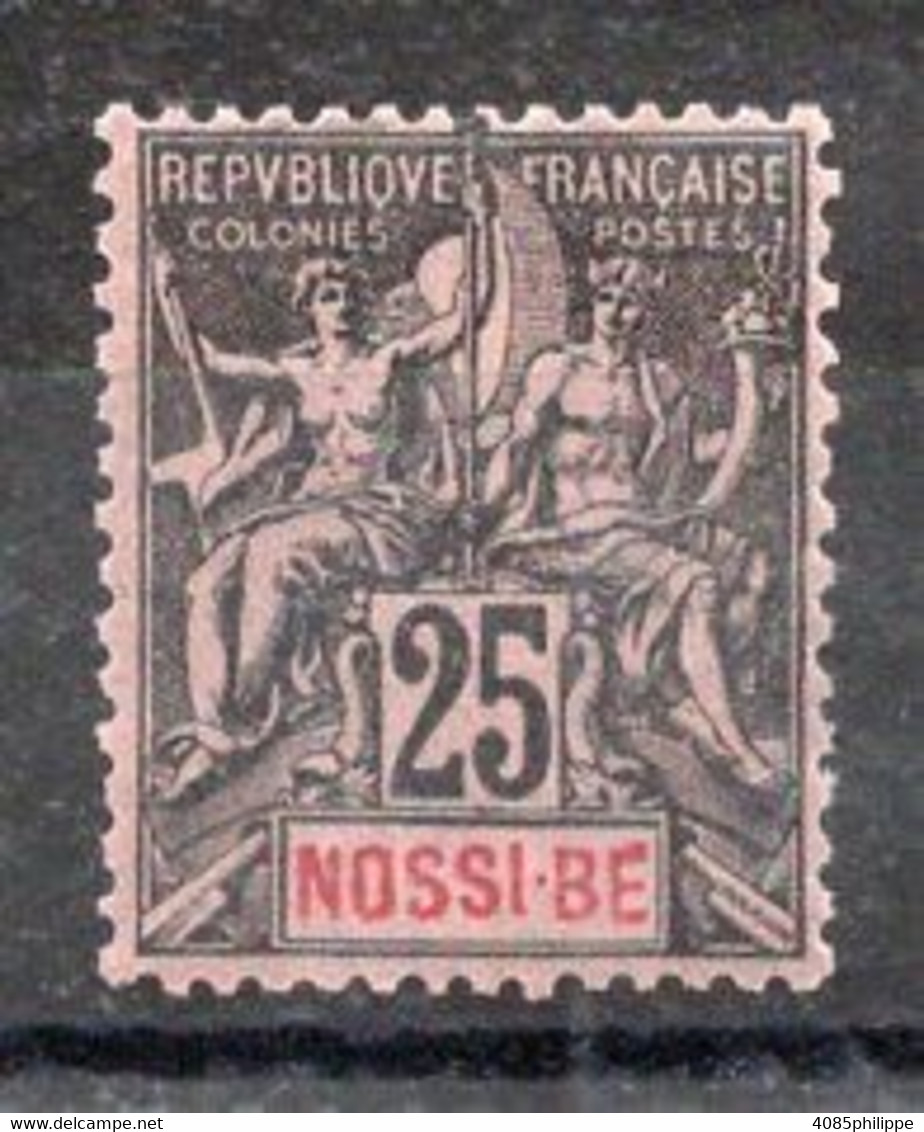 Nossi-Bé Timbre-Poste N°34*  Neuf  TB Cote : 19€00 - Nuovi