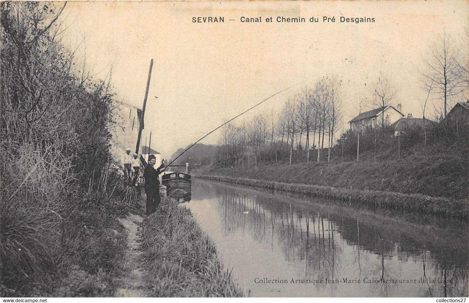 93-SEVRAN- CANAL ET CHEMIN DU PRE DESGAINS - Sevran