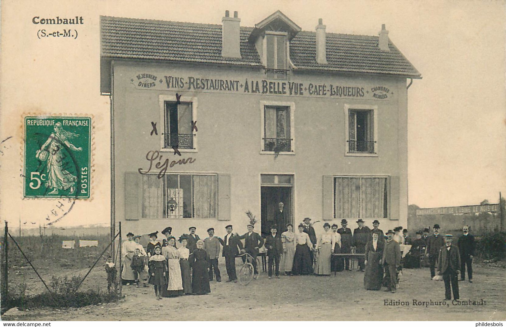 SEINE ET MARNE  PONTAULT COMBAULT  " A La Belle Vue " Restaurant - Pontault Combault