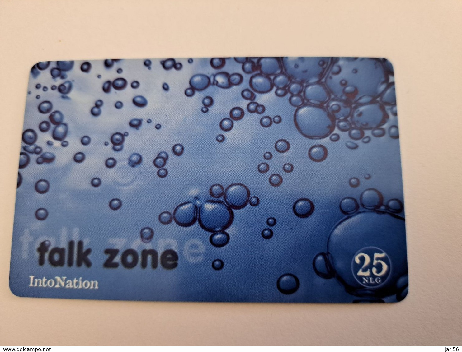 NETHERLANDS  HFL 25 ,- TALK ZONE / BUBBLES  / OLDER CARD    PREPAID  Nice Used  ** 11184** - Cartes GSM, Prépayées Et Recharges