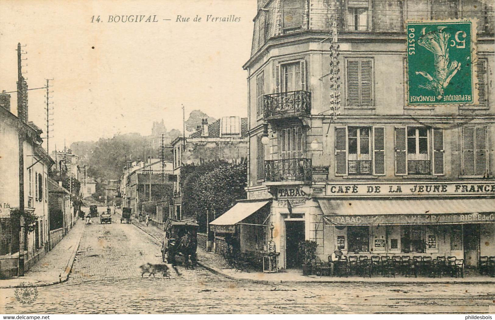 YVELINES  BOUGIVAL  Rue De Versailles - Bougival