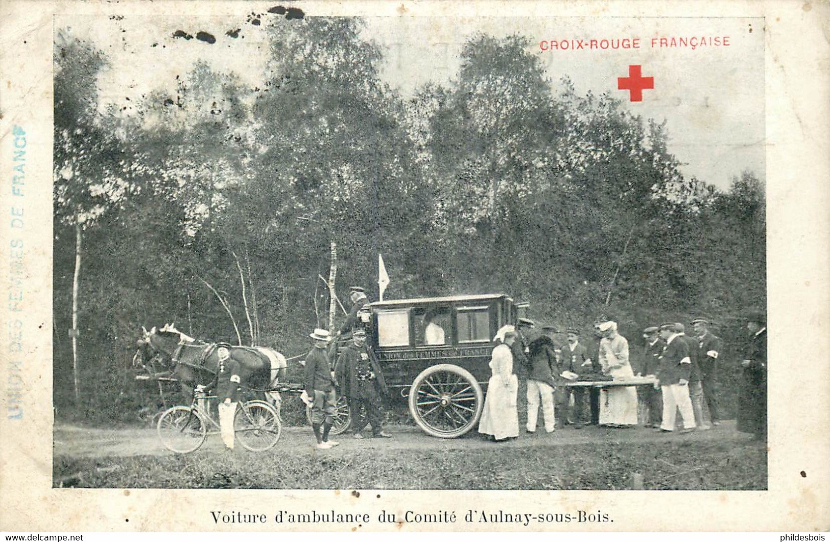 SEINE SAINT DENIS  AULNAY SOUS BOIS Croix Rouge  VOITURE AMBULANCE - Aulnay Sous Bois