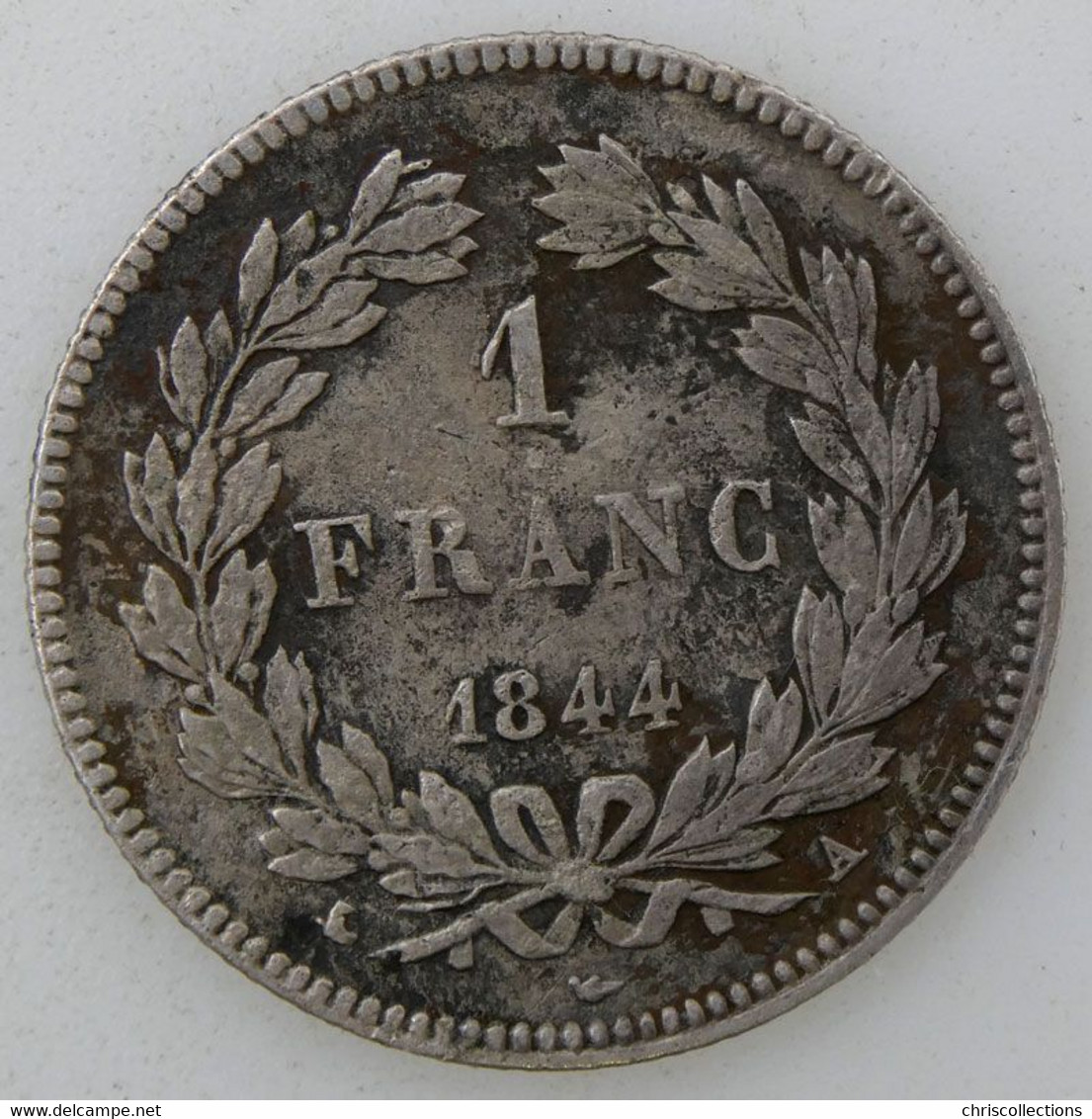 FRANCE - LOUIS PHILIPPE I - 1 Franc 1844A - TB/B+ - Gad. : 453 - 1 Franc