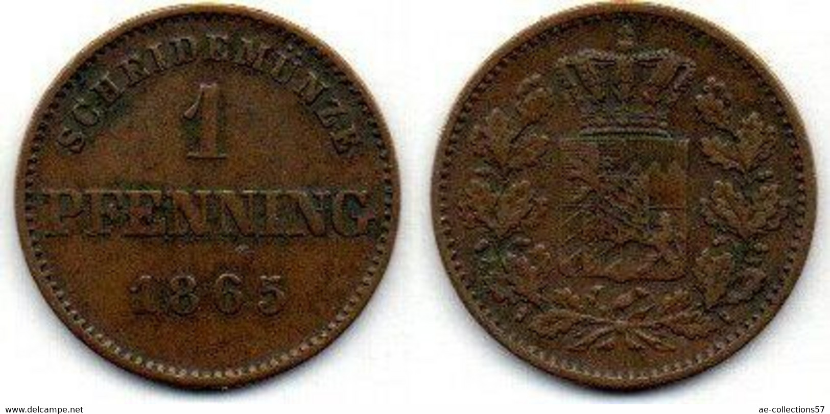 Bayern Pfennig 1865 TTB - Piccole Monete & Altre Suddivisioni