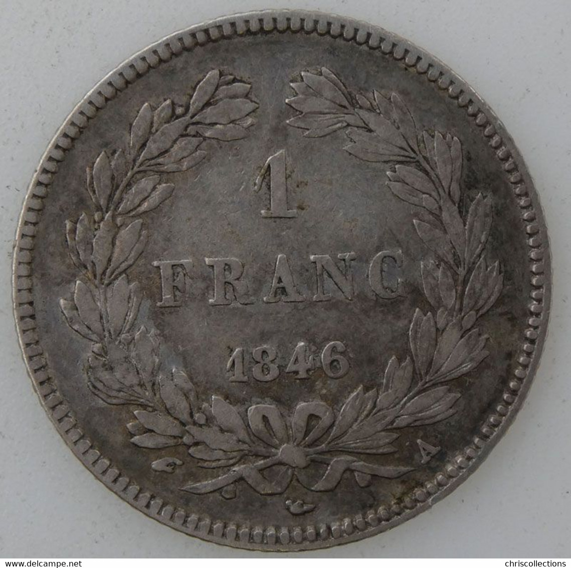 FRANCE - LOUIS PHILIPPE I - 1 Franc 1846A - TB+/TTB - Gad. : 453 - 1 Franc