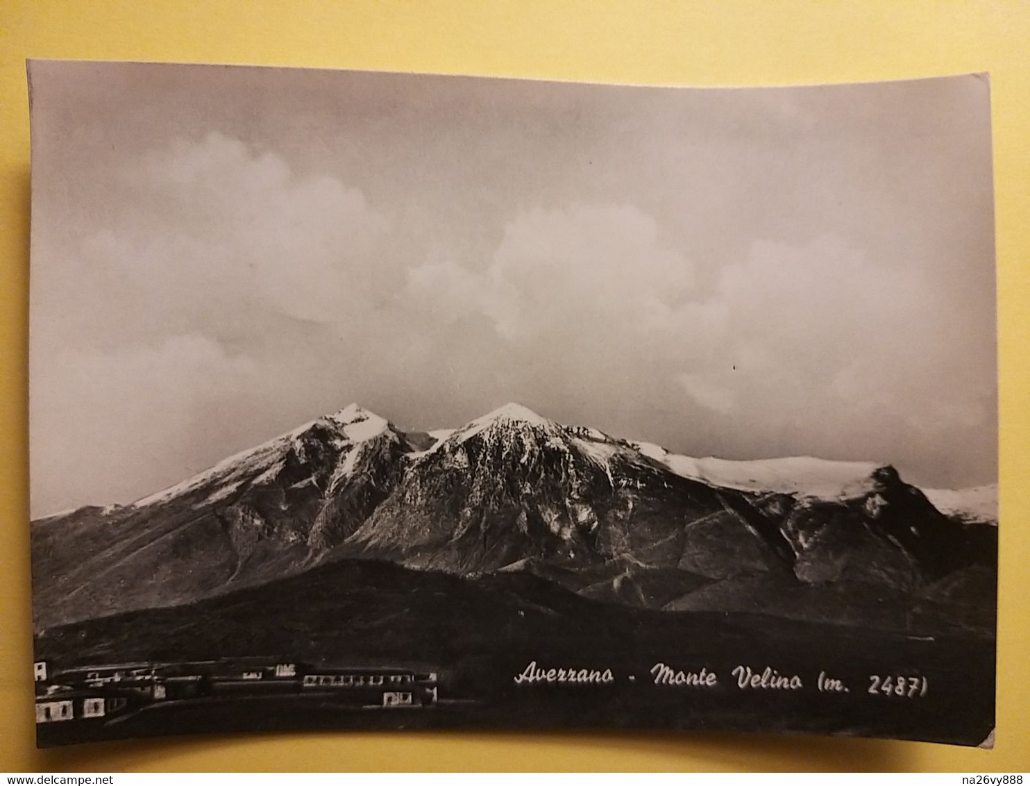 Avezzano (L'Aquila). Veduta - Monte Velino. - Avezzano