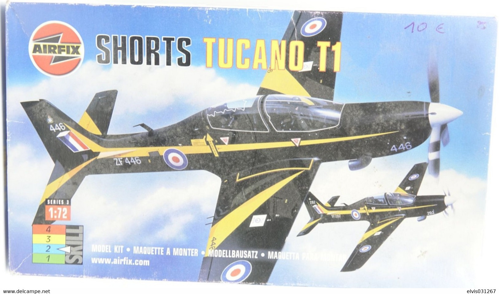 Vintage MODEL KIT : Airfix 03059 Shorts Tucano T1, Sealed, Scale 1/72, Vintage 1980 's - Scale 1:32